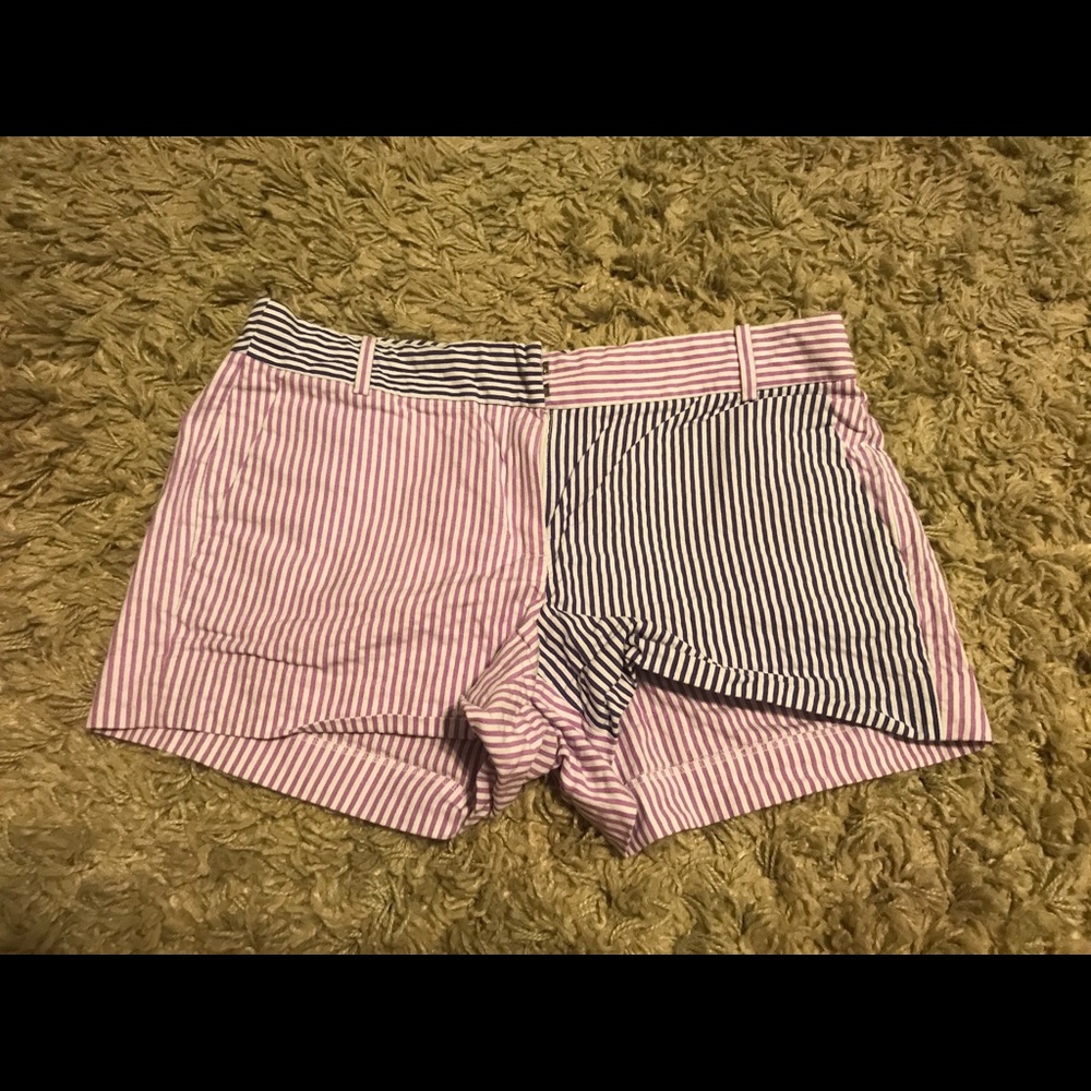 Seersucker Jcrew chino shorts